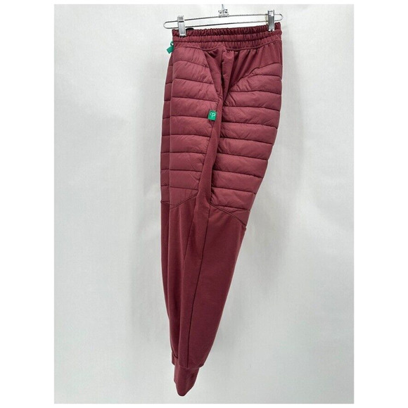 Peppermint‎ Cycling Co Hybrid Pants Size S Red Insulated Quilted Winter Training - Picture 7 of 11